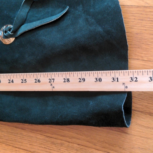 Real Chaps Heavy Suede Leather Show Chaps M/L Cosplay Cowgirl/Cowboy New Years - Picture 5 of 5